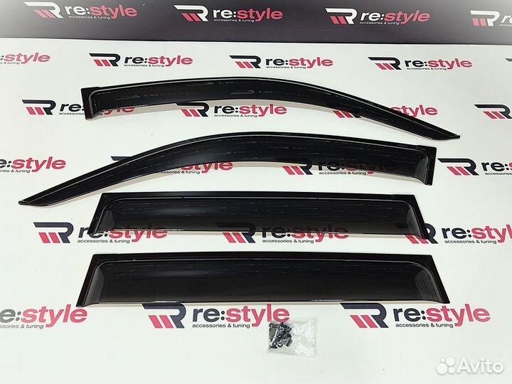 Ветровики Land Cruiser Prado 120 03-09г