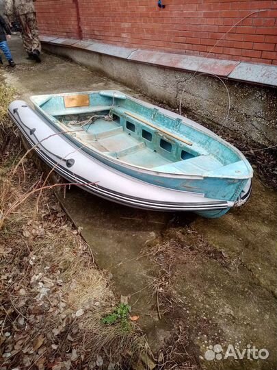 Лодка алюм Ерш, с баллонами остойчивости