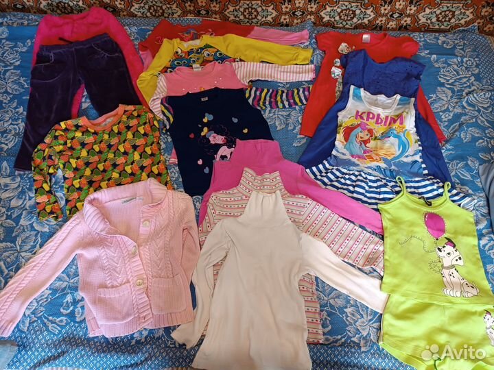 Детские вещи пакетом для девочки 92