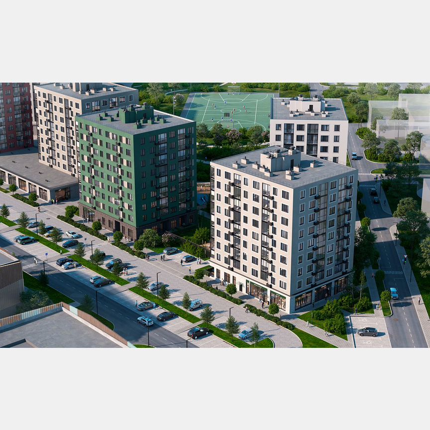 3-к. квартира, 67,5 м², 8/9 эт.