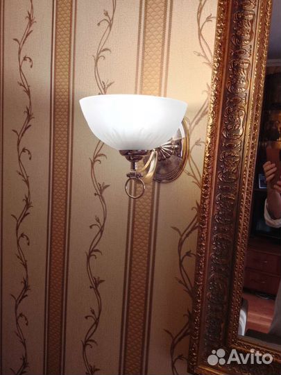 Люстра потолочная бу и 2 бра