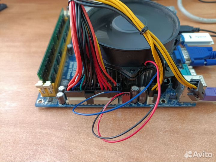 Материнка 775 + процессор core 2 duo e4600/3 ddr2