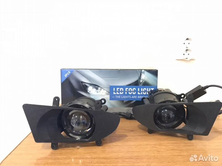 Лазерные туманки на Hyundai Accent