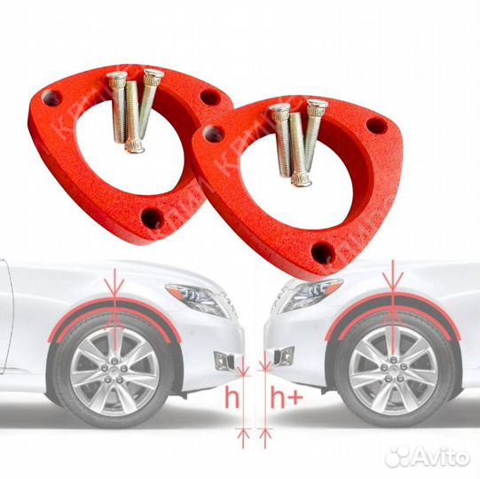 Проставки увеличения клиренса Ford