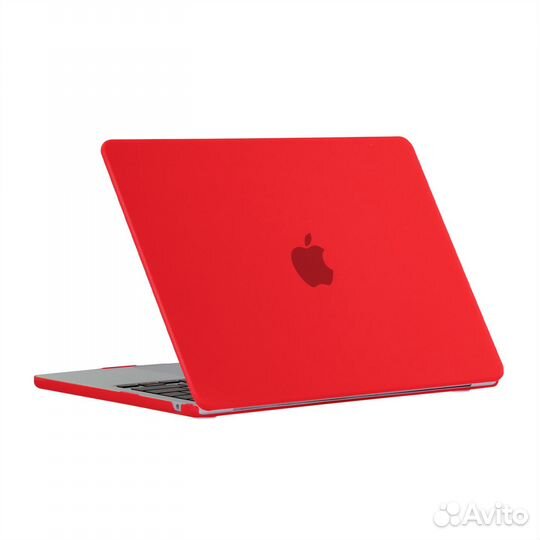 Чехол для MacBook Pro 13 2012-2015 матовый красный