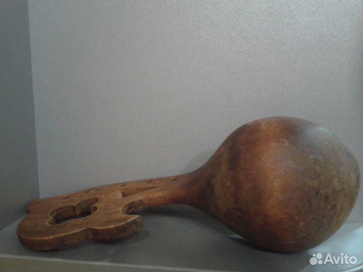 Посуда.Старинный деревянный половник