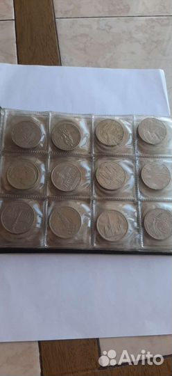 Набор юбилейных монет 5, 3, 1 рубль 1965-1991 г