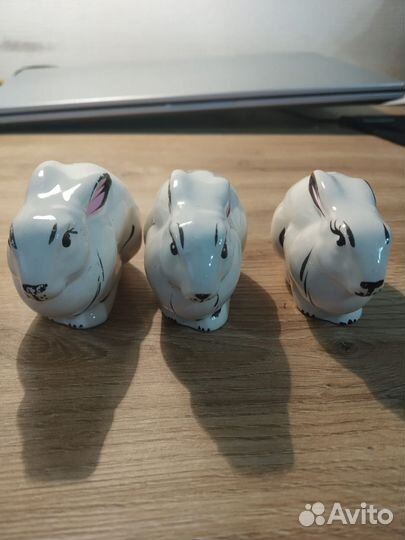 Статуэтки заяц, зайчик