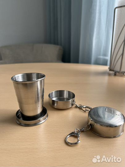 Рюмка металическая складная