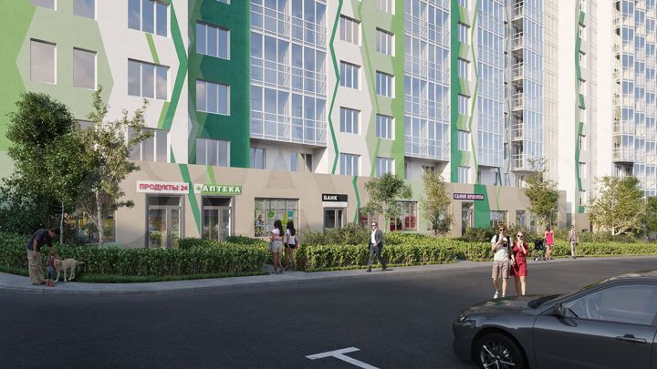 1-к. квартира, 34,6 м², 4/12 эт.