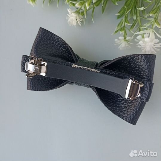 Бант кожаный