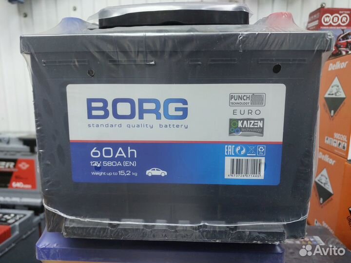 Аккумулятор Borg Standart 60 Ah