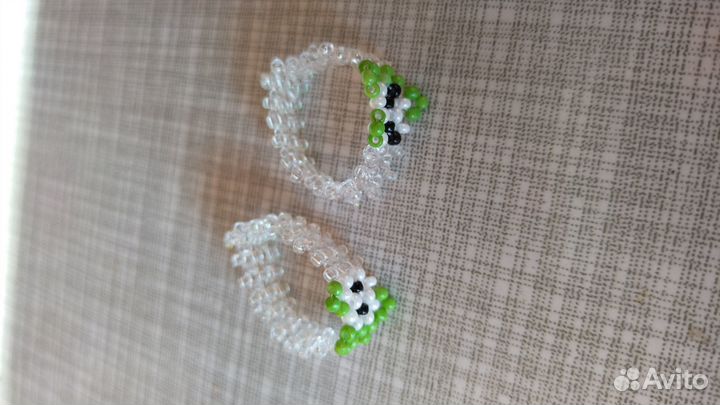 Парные кольца из бисера