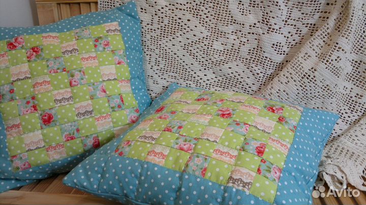 Чехлы для подушки в стиле пэчворк, прованс