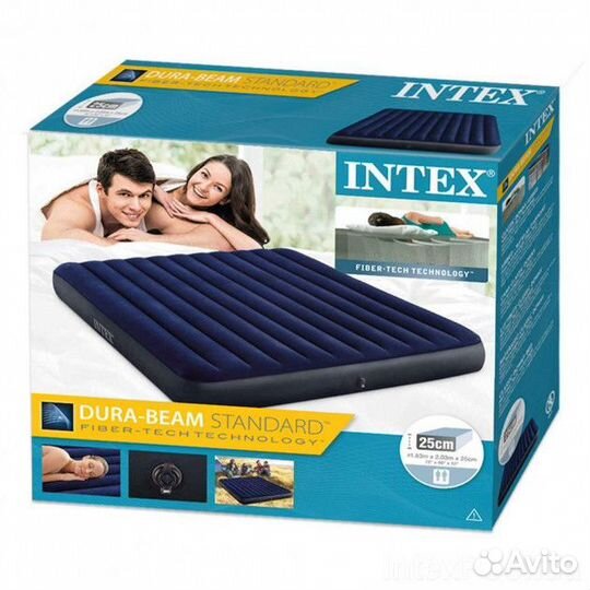 Надувной матрас intex