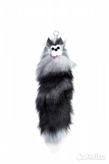 Брелок из натурального меха