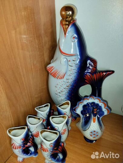 Сервиз рыбки СССР