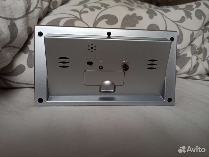 Часы метеостанция с будильником