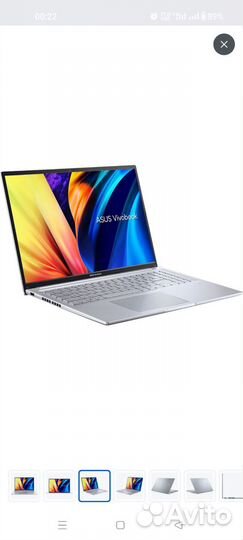 Ноутбук Asus 16'' 12 ядер, 16ddr4, 512ssd (новый)