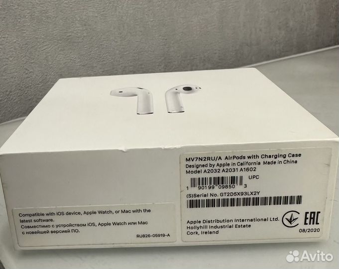 Наушники apple airpods 1