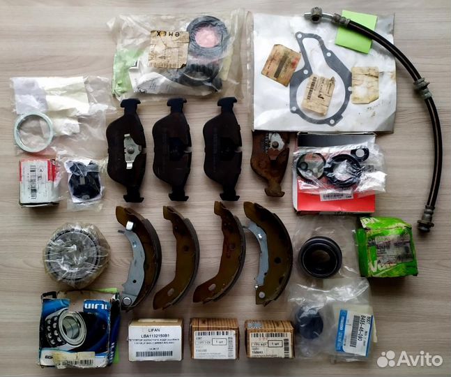 Разные новые запчасти для иномарок