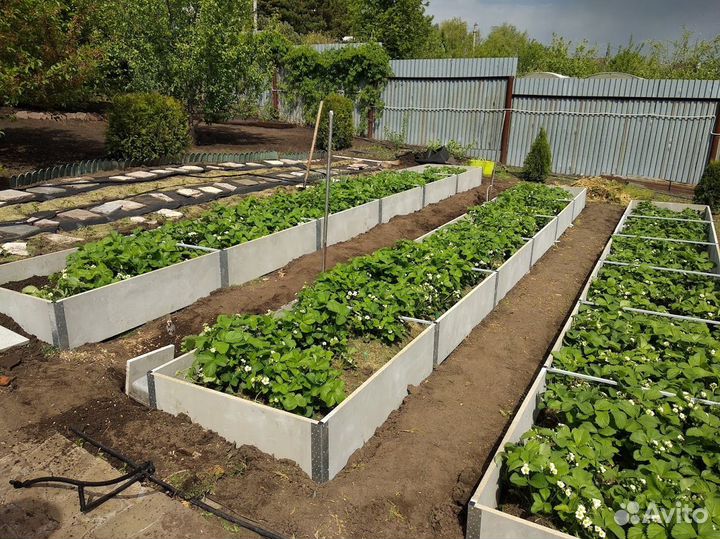 Шифер плоский для грядок