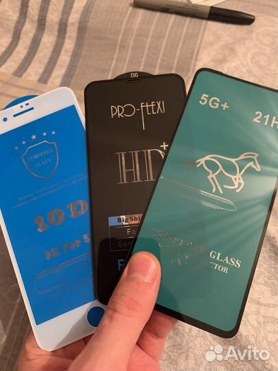 Защитное стекло на iPhone 6/6s/7/8/7+/8+/x/xr/11