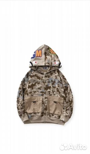 Зип худи bape shark