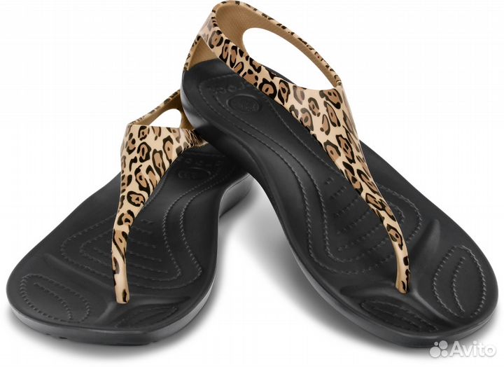 Crocs sexi 2024 flip leopard