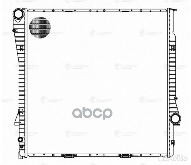 Радиатор охл. для а/м BMW X5 (E53) (00) 3.0i/4
