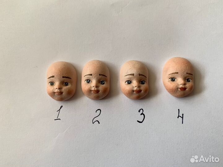 Лица для ватных игрушек
