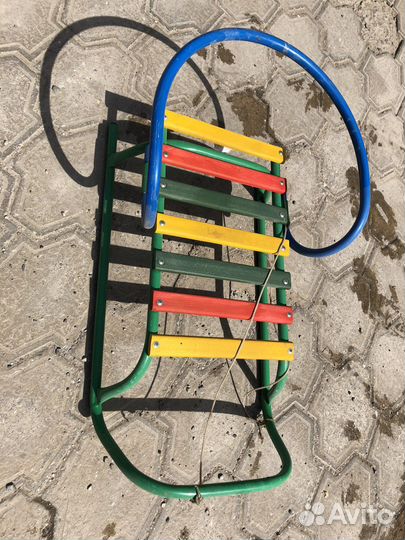 Детские зимние санки