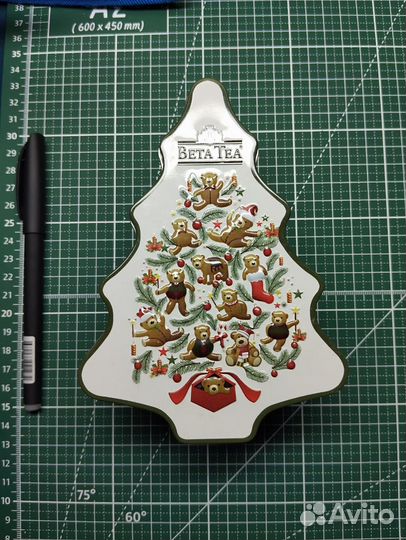 Банка от чая ёлка