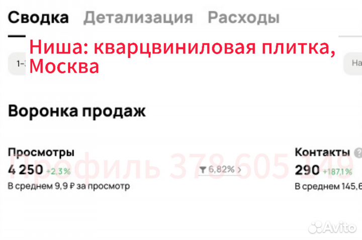 Услуги авитолога