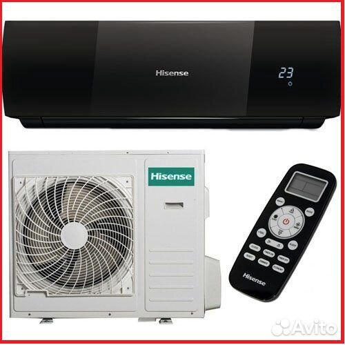 Кондиционер Hisense до 25 кв.м. Установка. Гаранти