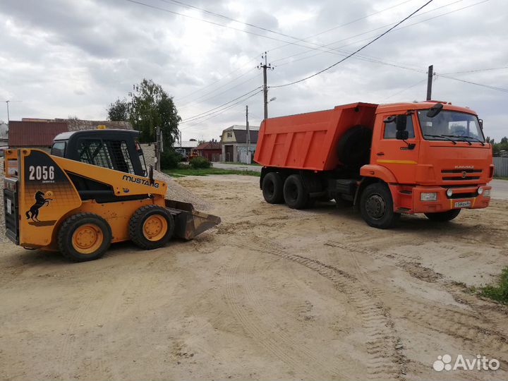 Щебень песок