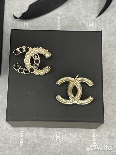 Chanel серьги пусеты