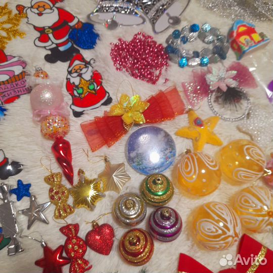 Новогодние украшения пакетом
