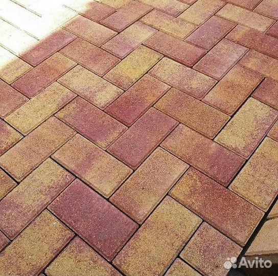 Плитка тротуарная Брусчатка цена от370до750руб