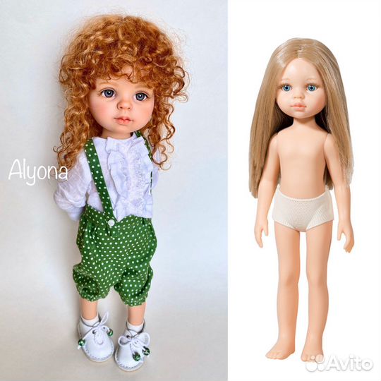 Ооак, роспись, переделка кукол Paola Reina и др