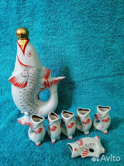 Графин с рюмками СССР