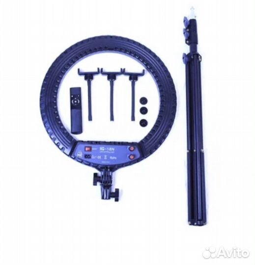 Лампа кольцевая HQ-18N 45см