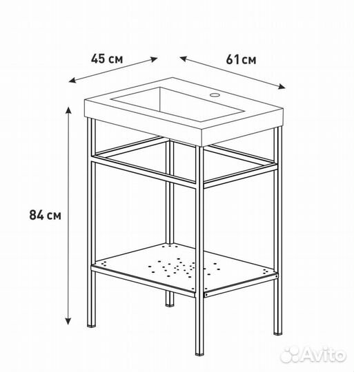 Подставка под раковину IKEA