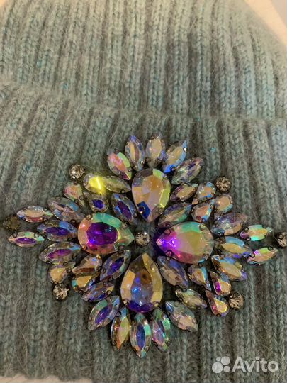 Шапка зимняя ангора новая