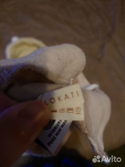 Мягчайшая шапочка из овчины Flokati