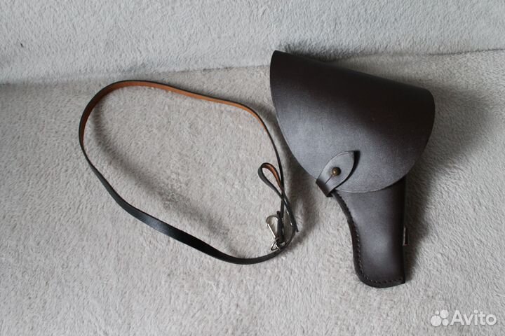 Кобура для револьвера Наган кожа