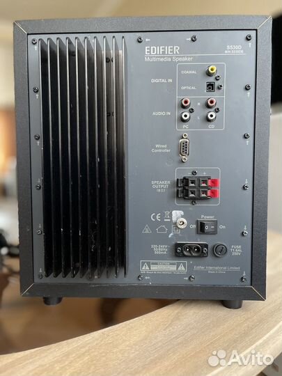 Сабвуфер edifier S530D, восстановление