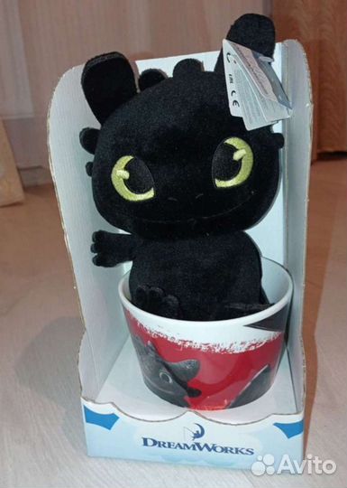 Мягкая игрушка с кружкой, 6 шт