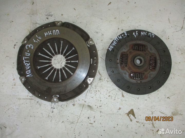 Диск и корзина сцепления Шевроле Лачетти 1,6 МКПП