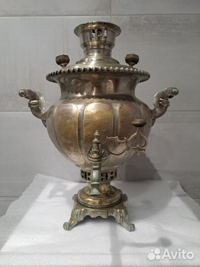 Самовар на дровах старинный